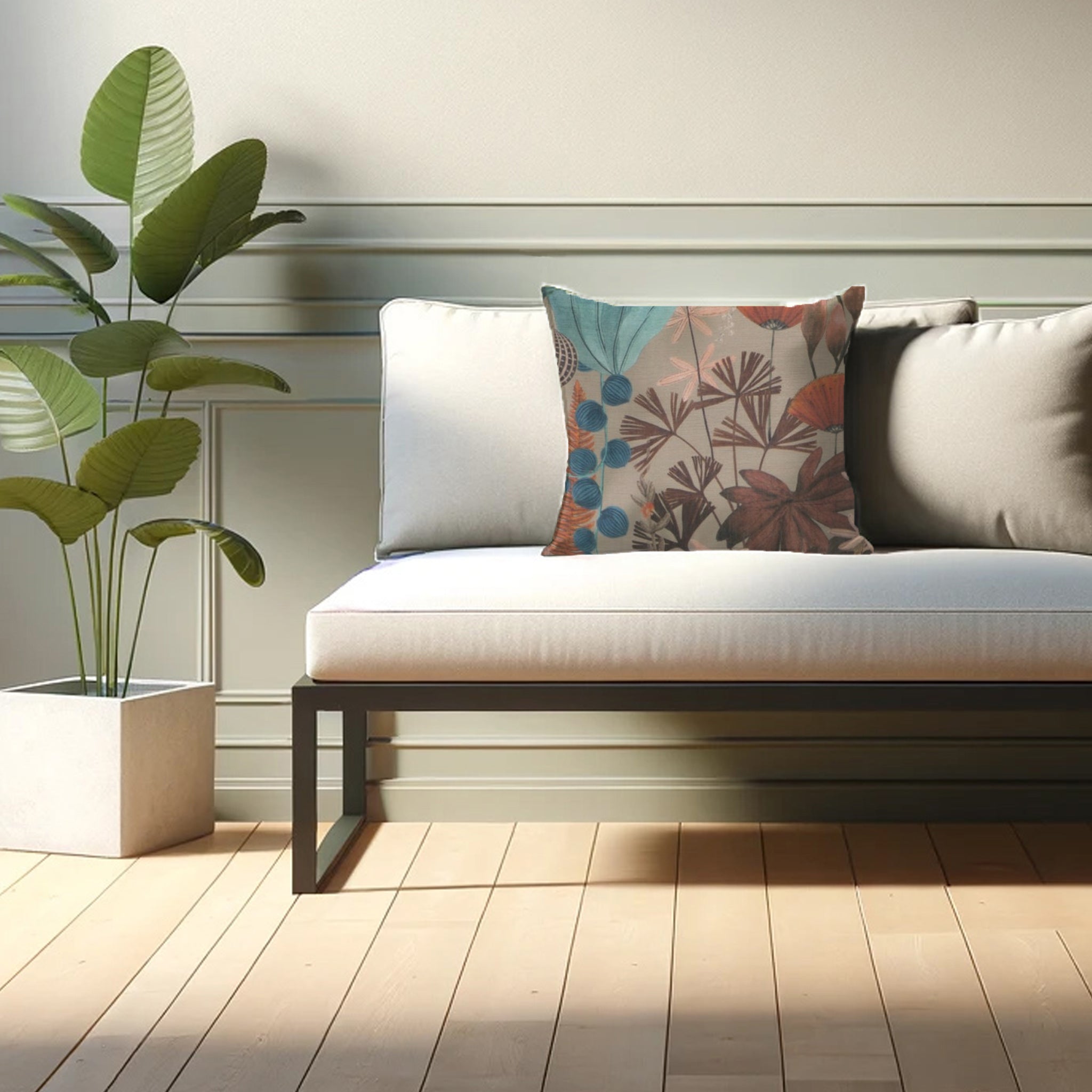 Chivasso Sweet Destiny - 2 stk stormønstrede og farverige puder