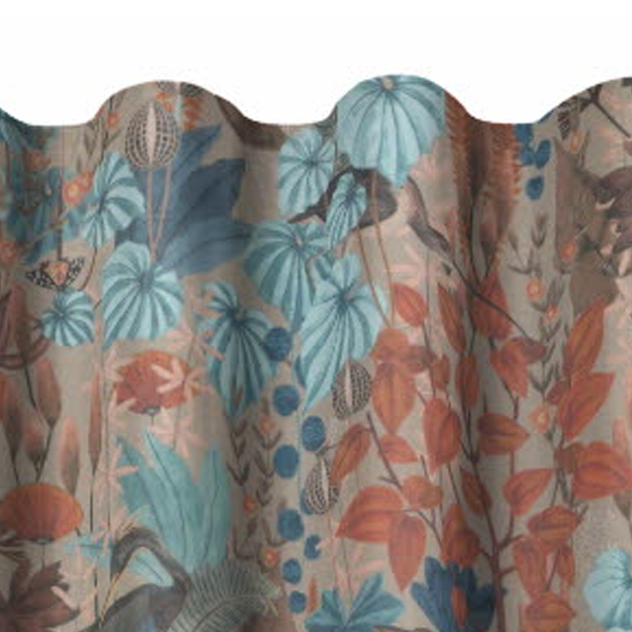 Chivasso Sweet Destiny - Moderne og blomstrede gardiner