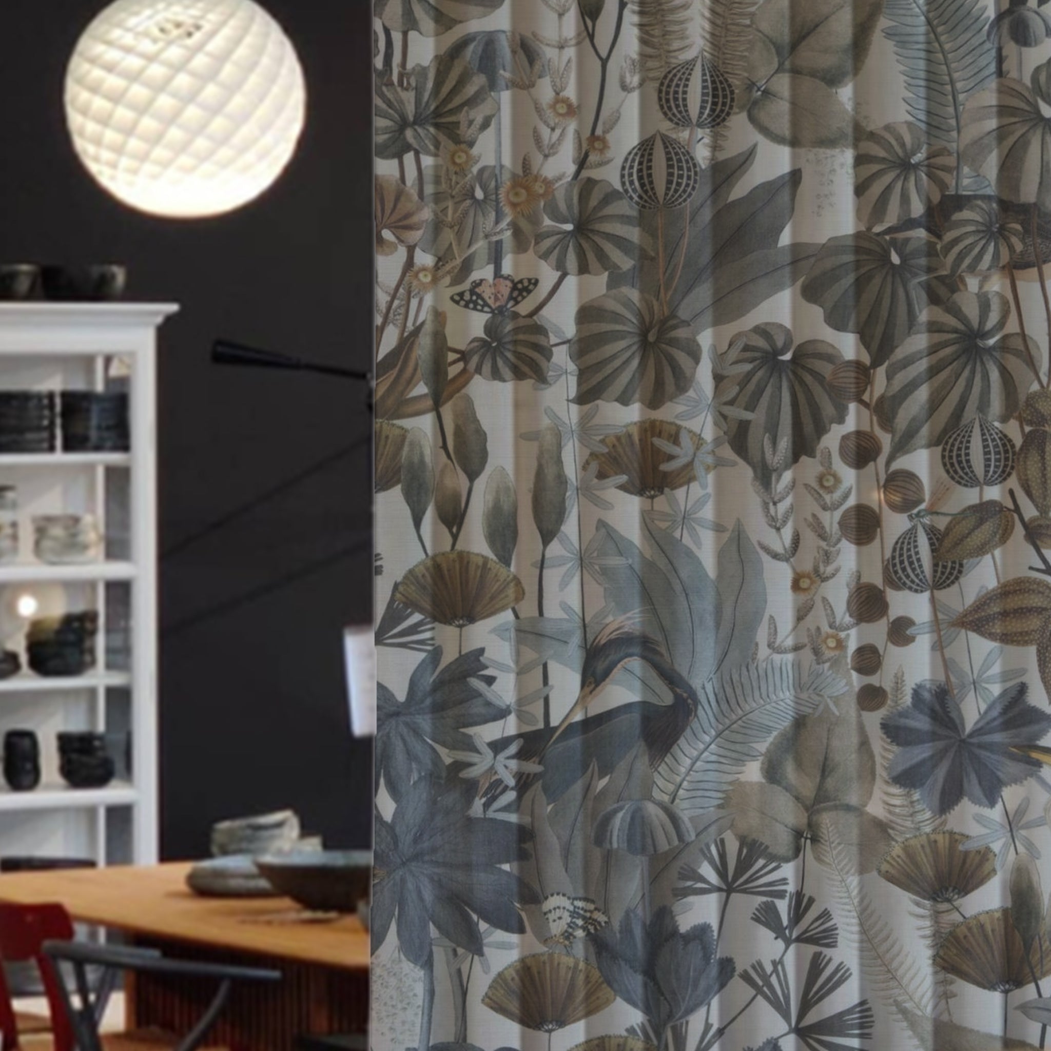 Chivasso Sweet Destiny - Moderne og blomstrede gardiner