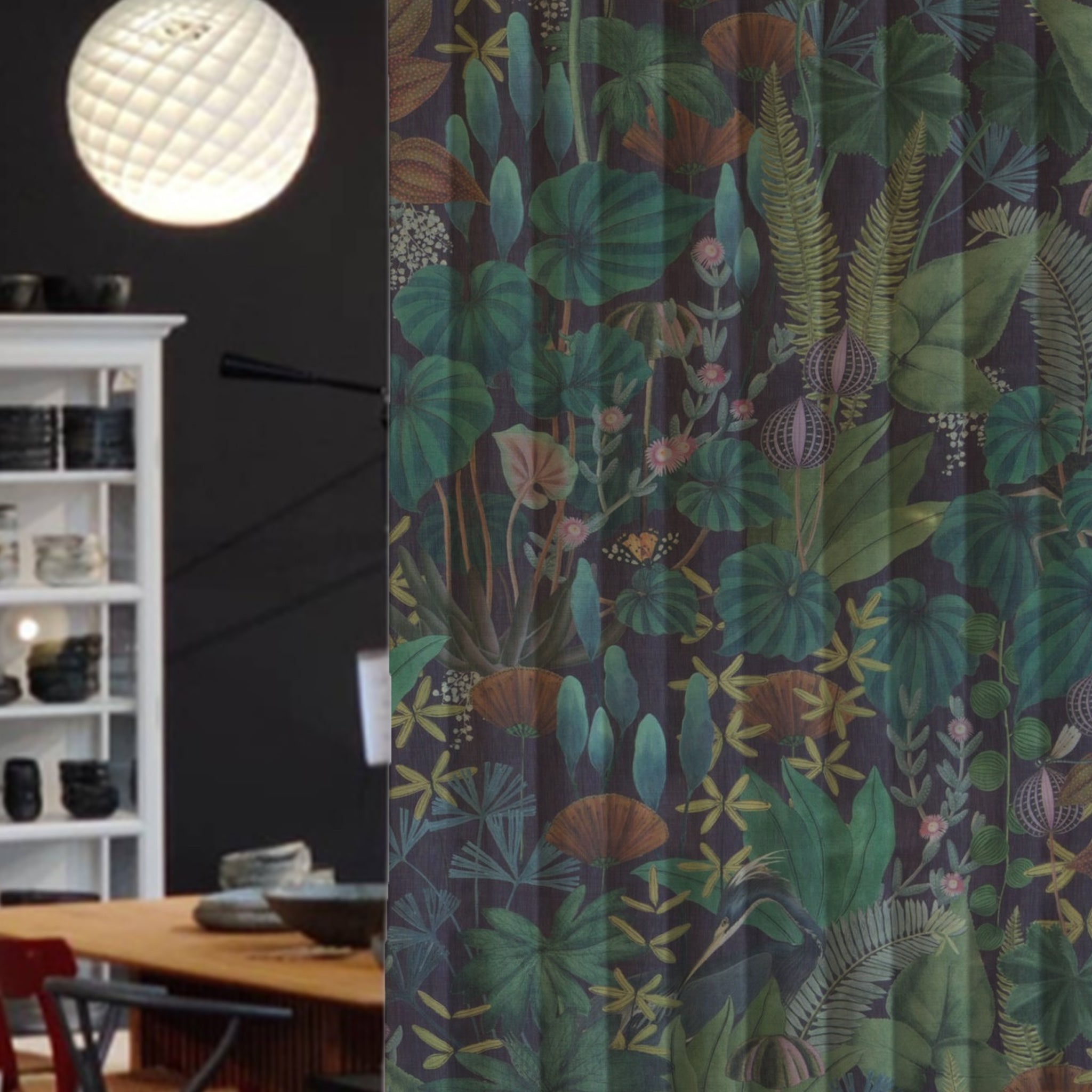 Chivasso Sweet Destiny - Moderne og blomstrede gardiner