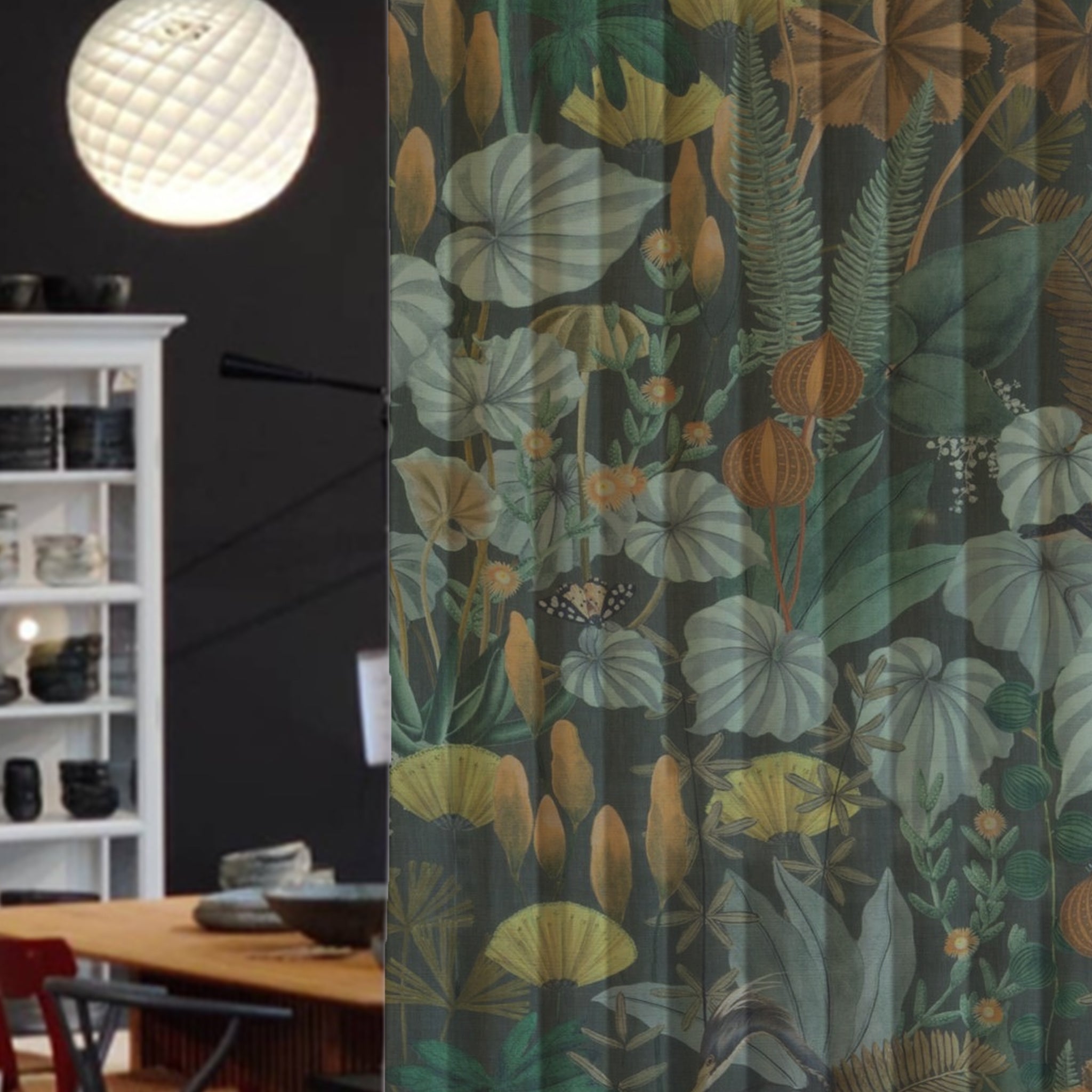 Chivasso Sweet Destiny - Moderne og blomstrede gardiner