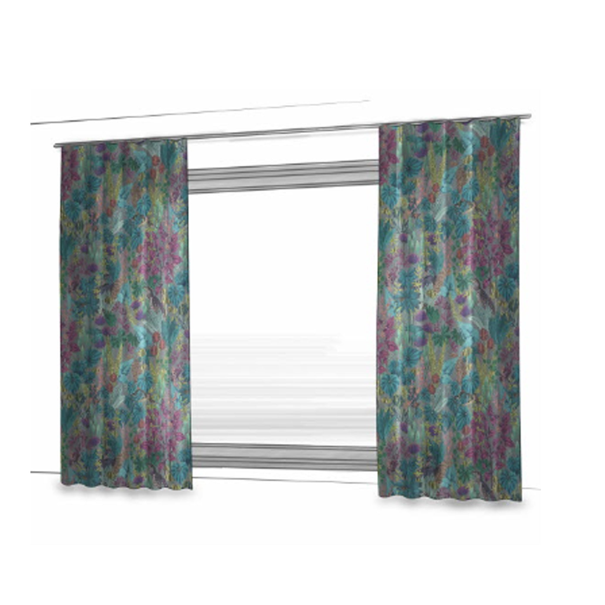 Chivasso Sweet Destiny - Moderne og blomstrede gardiner