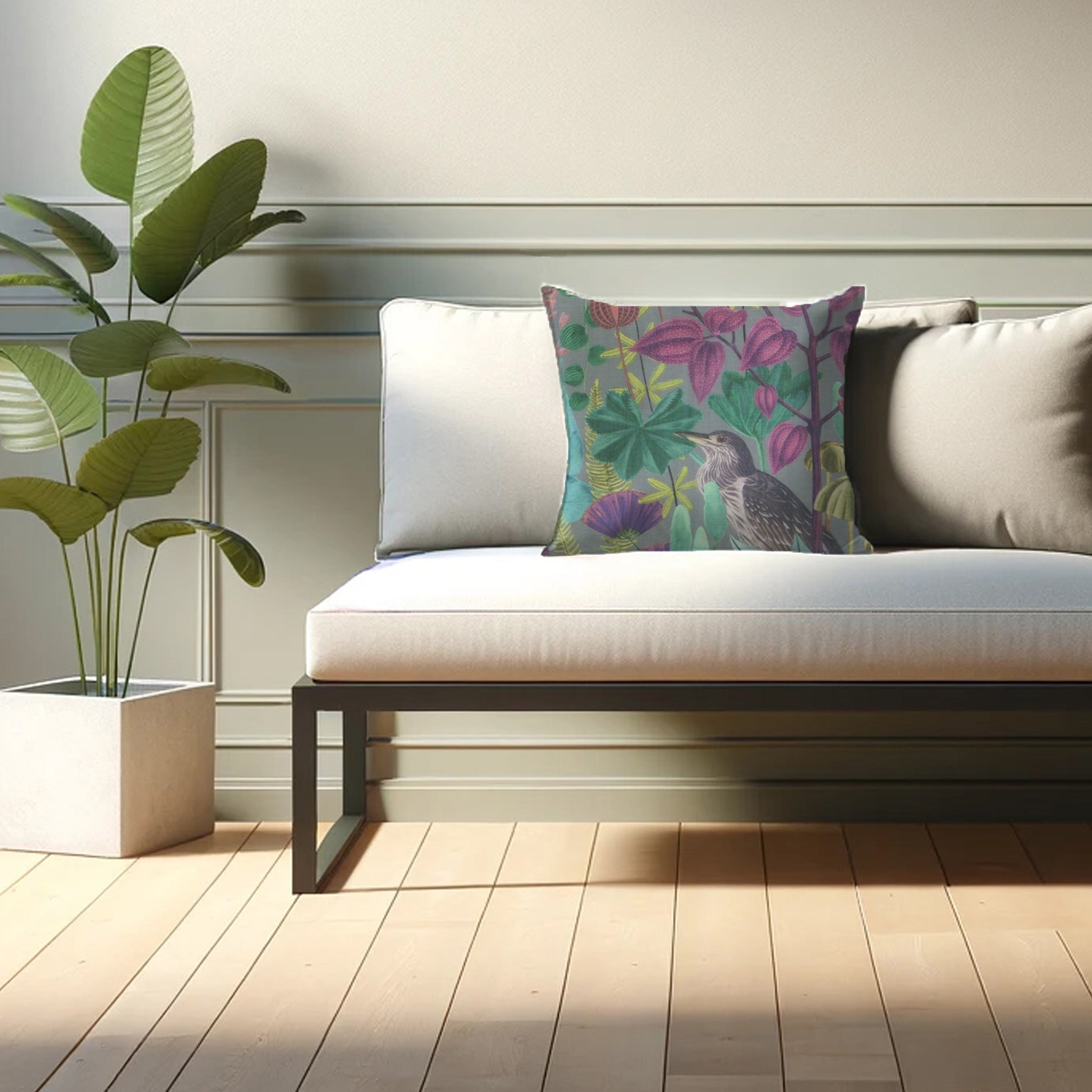 Chivasso Sweet Destiny - 2 stk stormønstrede og farverige puder