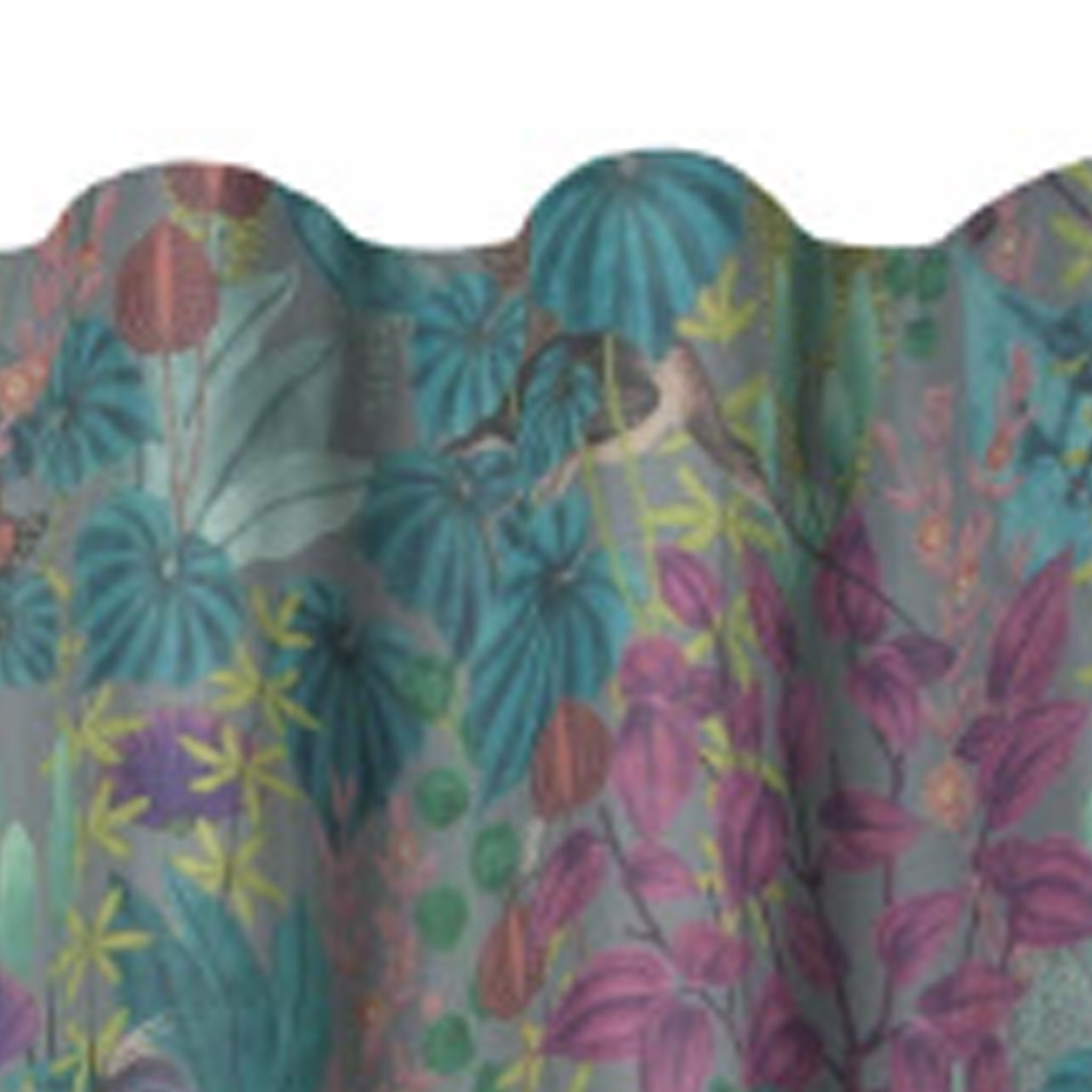 Chivasso Sweet Destiny - Moderne og blomstrede gardiner