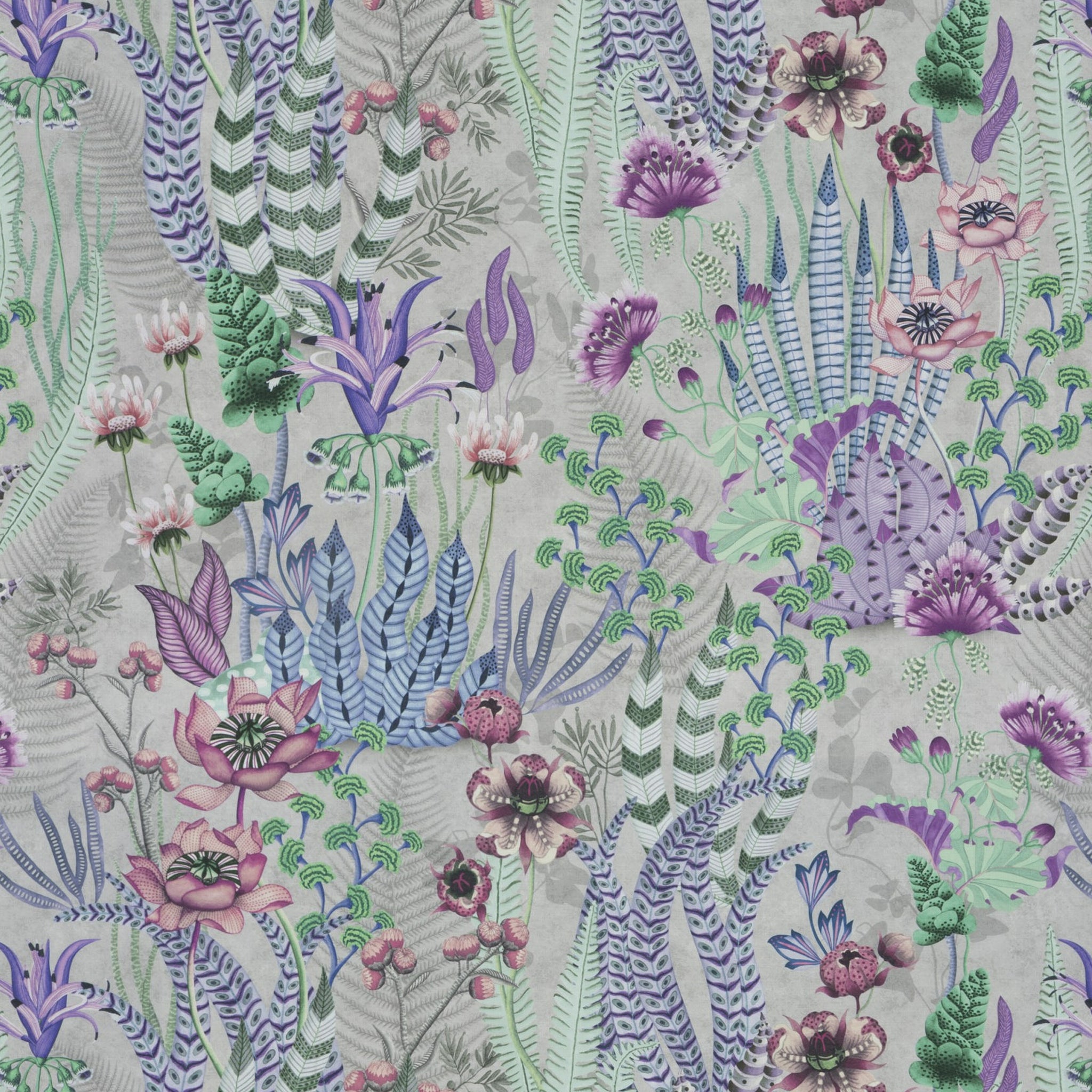 Chivasso Ritual Spirit - Printet blomsterstof til gardiner