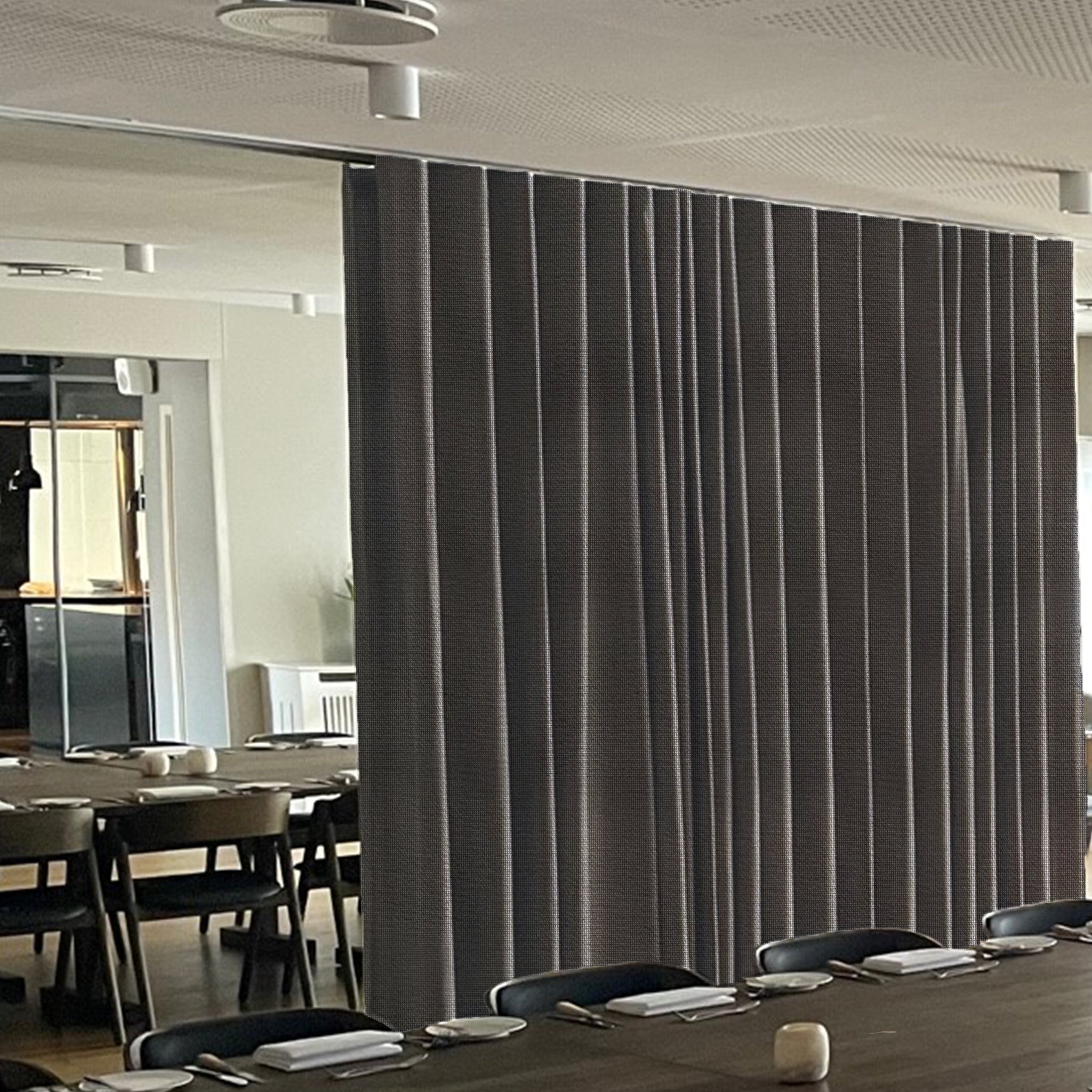 luksus Akustikgardin til rumdeling i Ecoline Three