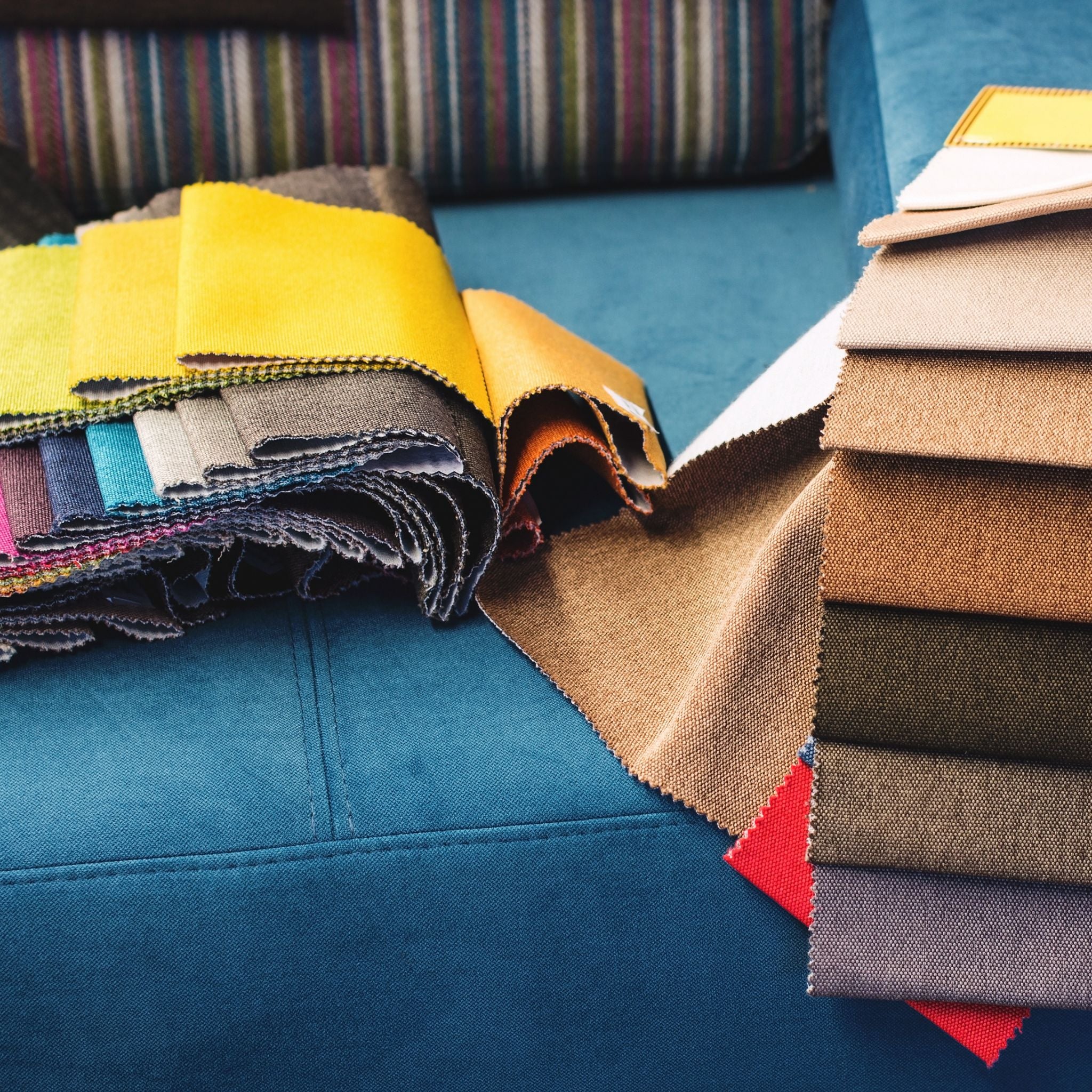 uldstof og metervarer på mål til polstring