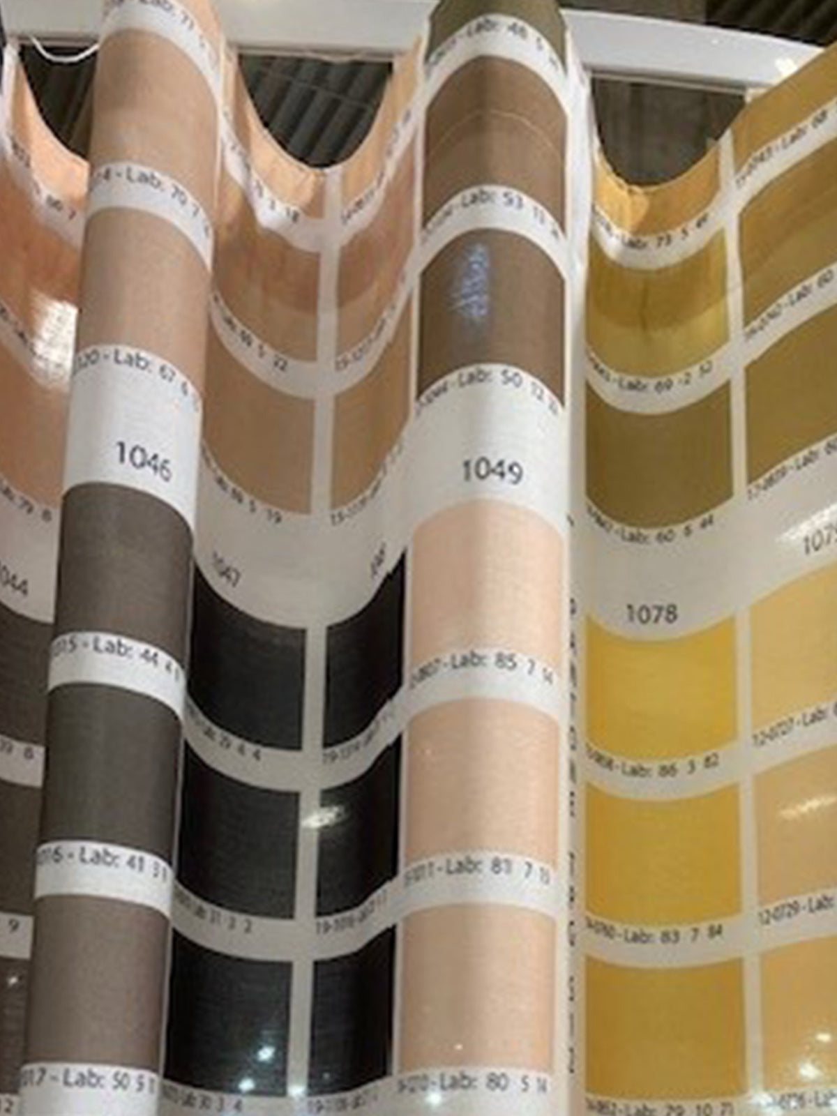 Gardin med print til messe