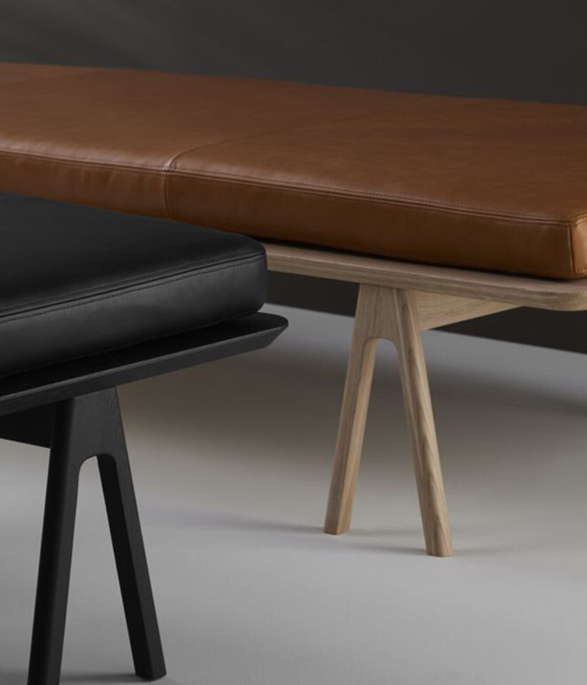 cognac farvet skindhynde på specialmål