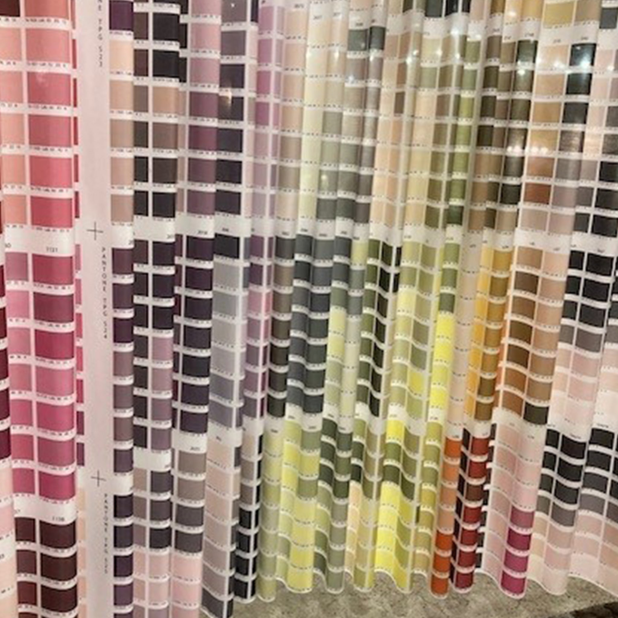 Print på gardiner til messebrug