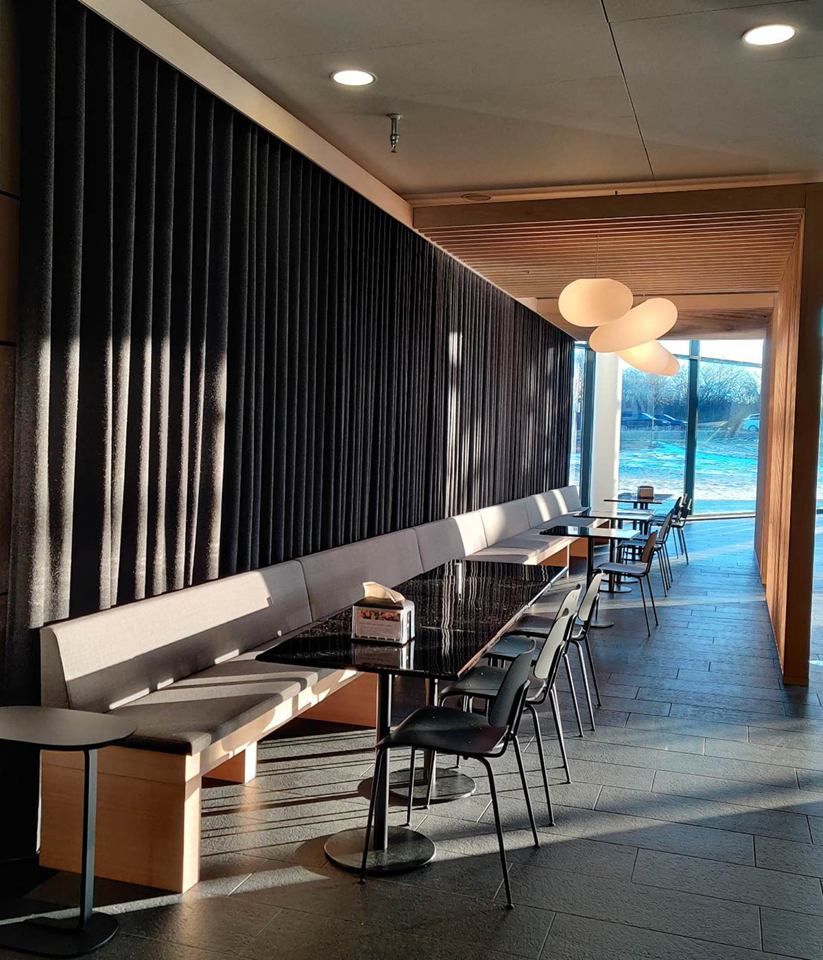 loungegardin på specialmål