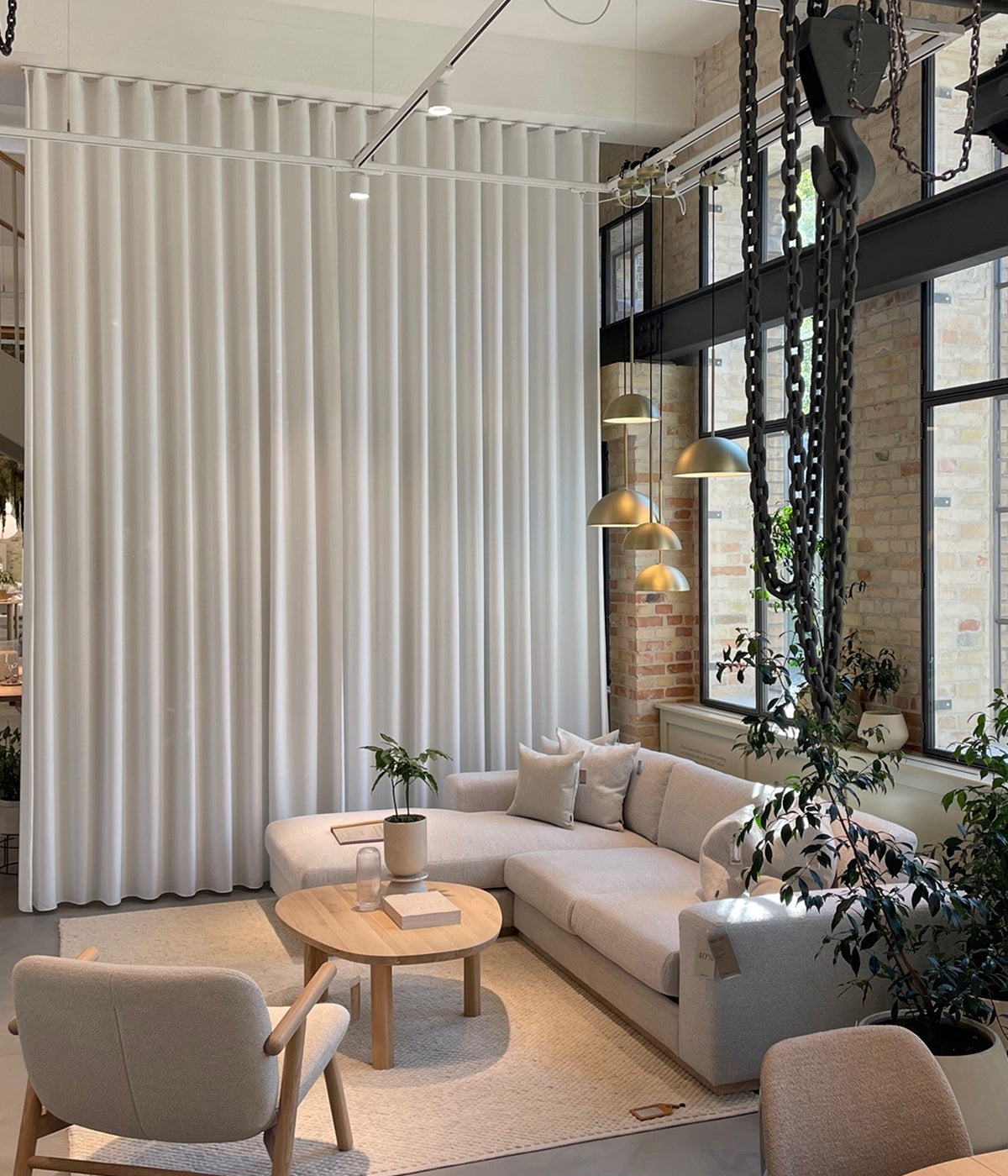 rumdeling med gardiner